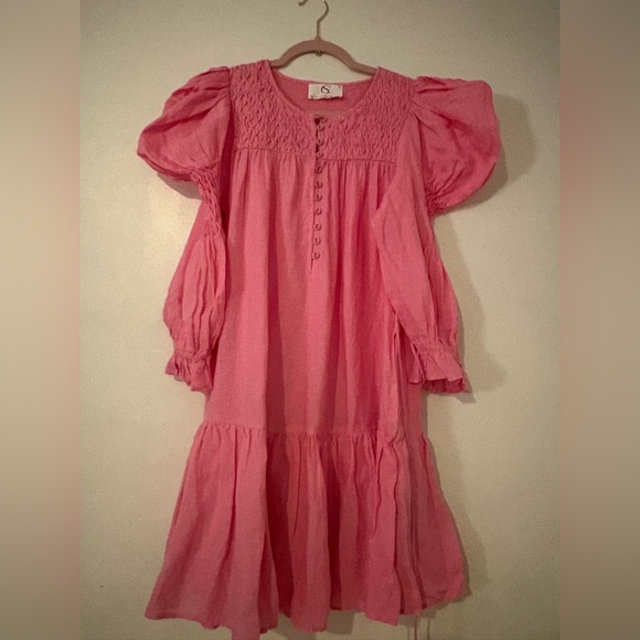 Pink Ruffled Dress - Picture 3 of 4